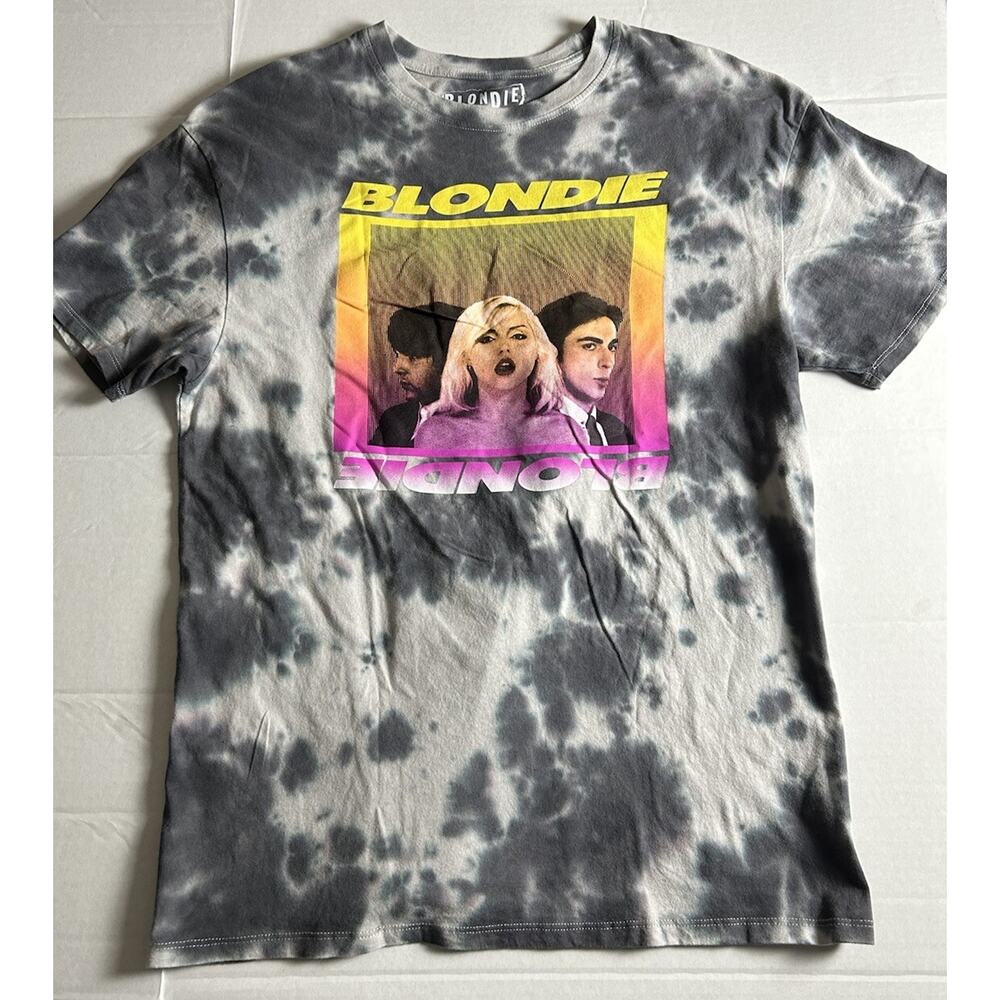 Blondie Tie Dye T‎ Shirt Size Small Gray